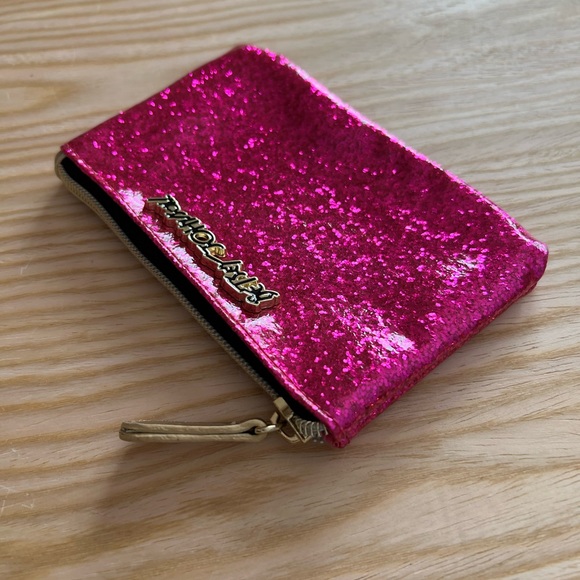 Betsey Johnson Pink Sparkle & Shine Coin / Change Purse - Picture 3 of 5